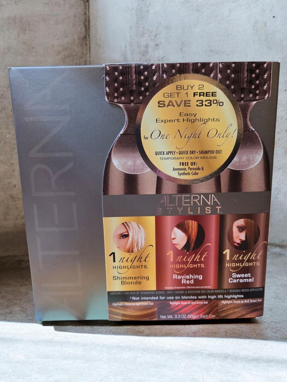 🚨5/$25 Alterna Stylist 1 Night Highlights Starter Kit – 3.3 Oz Each –